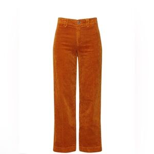 PAIGE | Nellie Wide Leg Corduroy Culotte in Marigold | 26